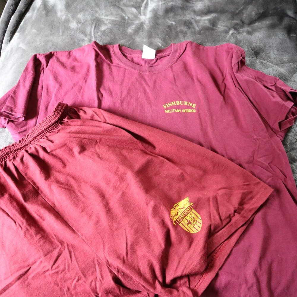 Fishburne Military School Shirt Shorts Uniform